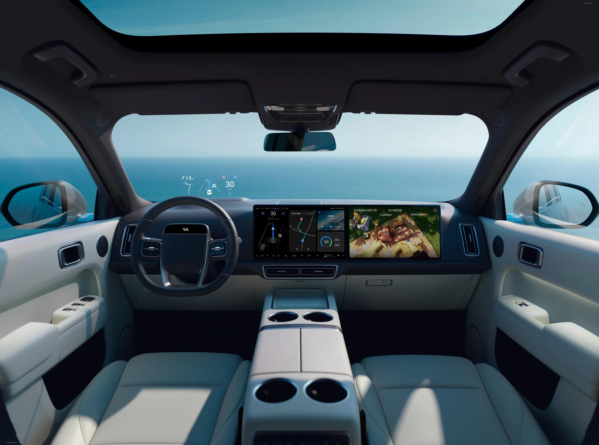 Li Auto L9 interior detail 2